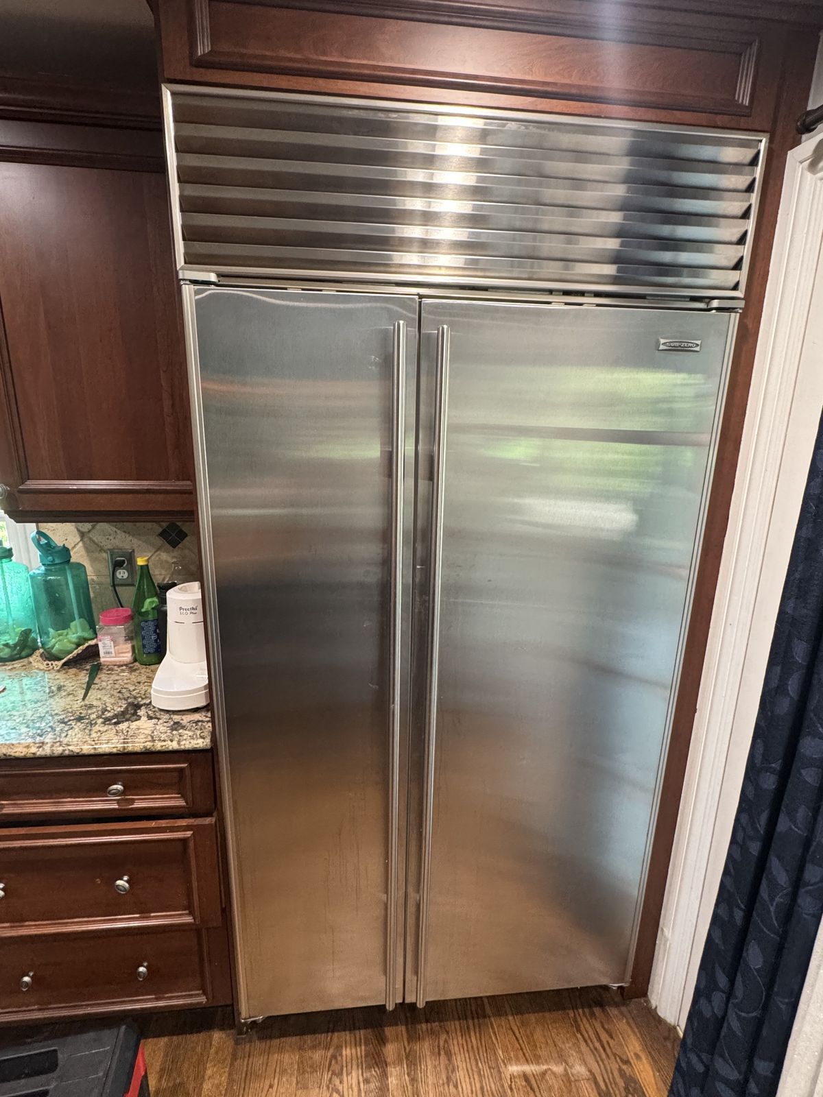 Built-in Sub-Zero refrigerator